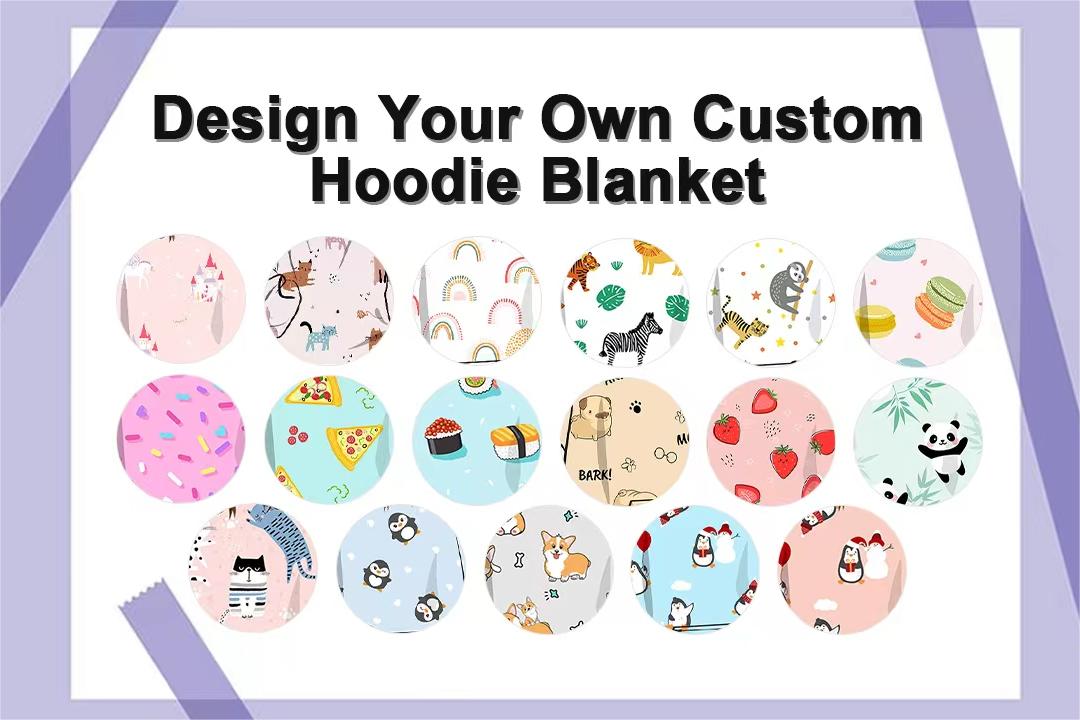 Customized Oversized Wearable Hoodie Blanket & Sweatshirt