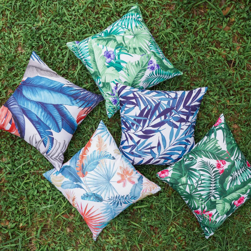 Classic Printed Outdoor Throw Pillow