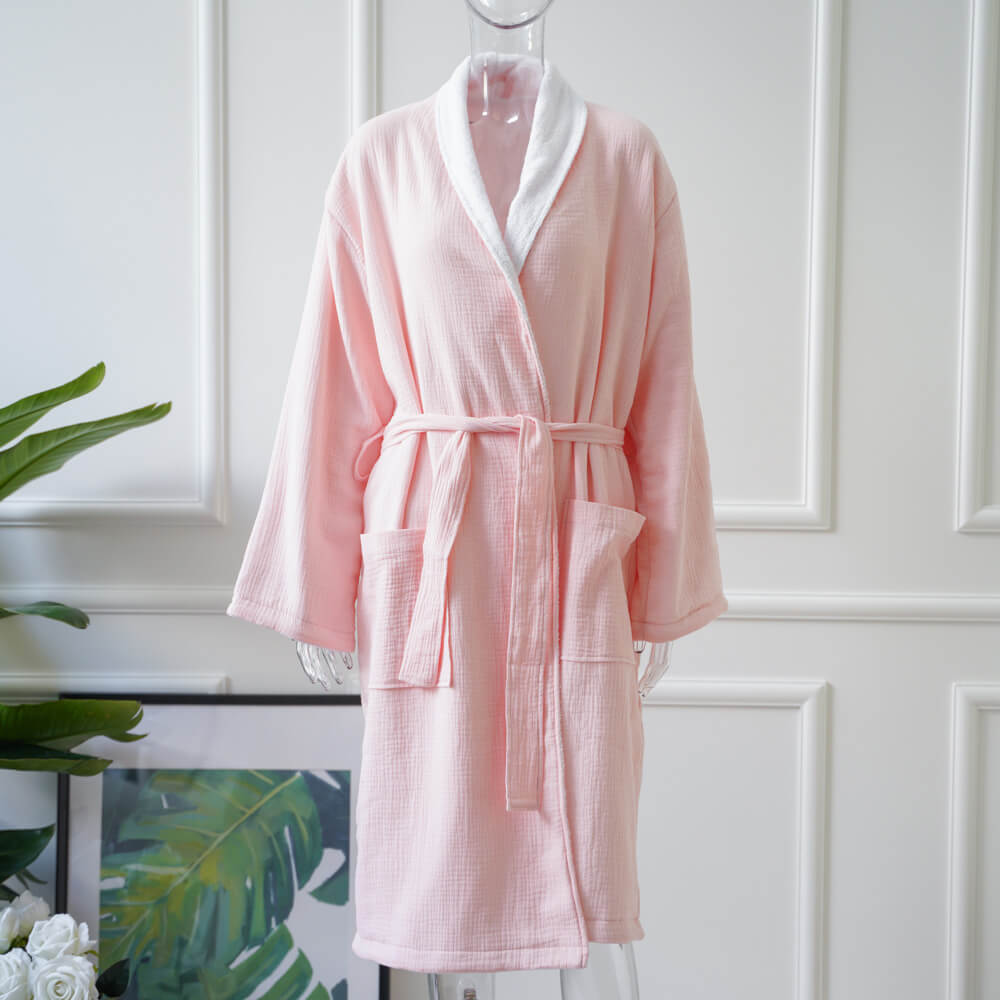 Double Cotton Gauze Robe