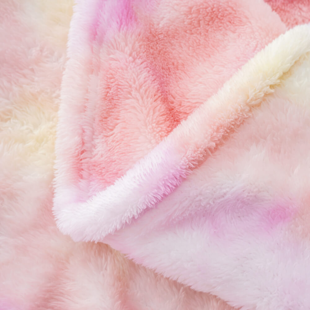 Imitation Tie Dye Flannel Throw 3