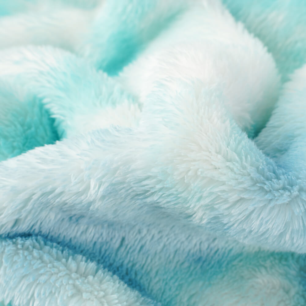 Imitation Tie Dye Flannel Throw 4