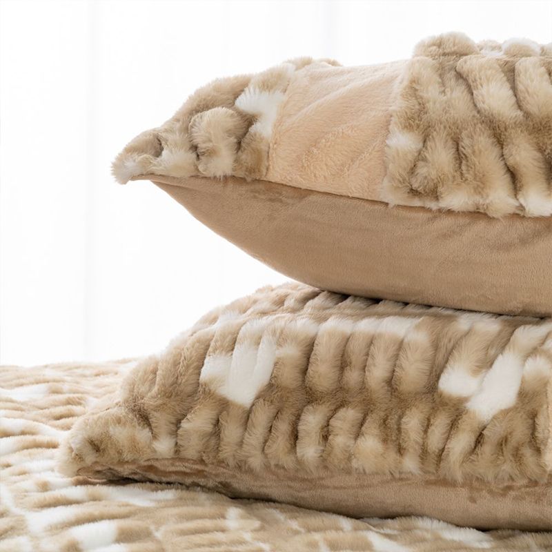 Ruched Minky Comforter Set 1 2