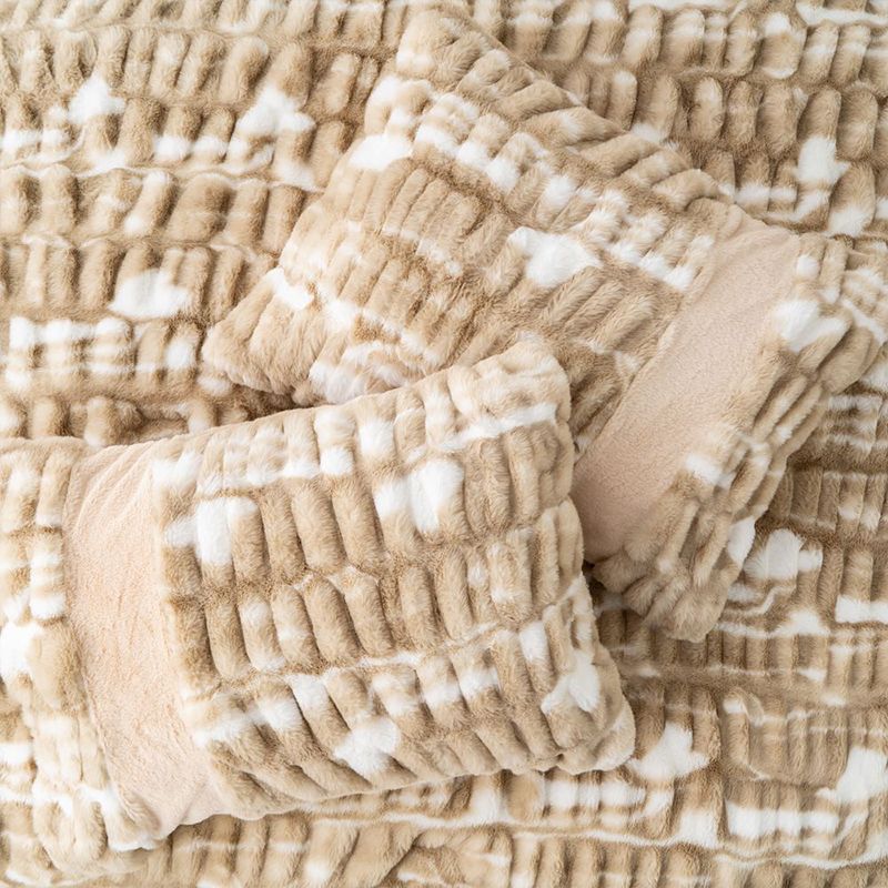 Tie Dye Ruched Minky Comforter Set Olive Home