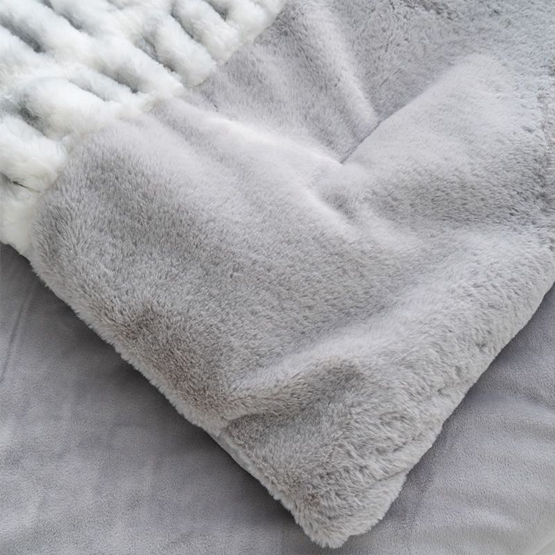 Ruched Minky Comforter Set 8 2