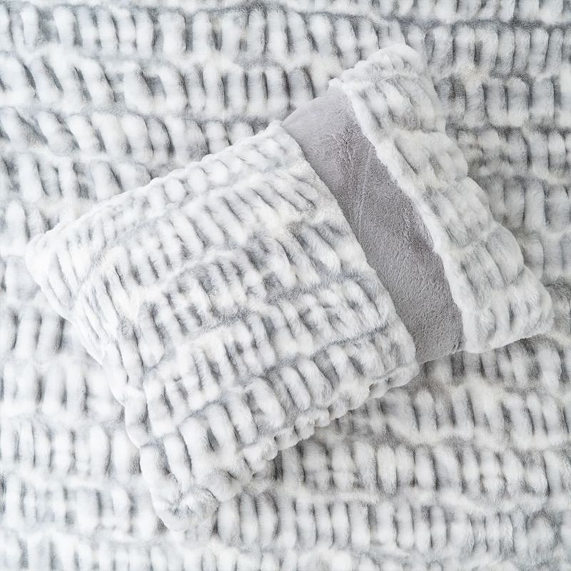 Ruched Minky Comforter Set 9 2