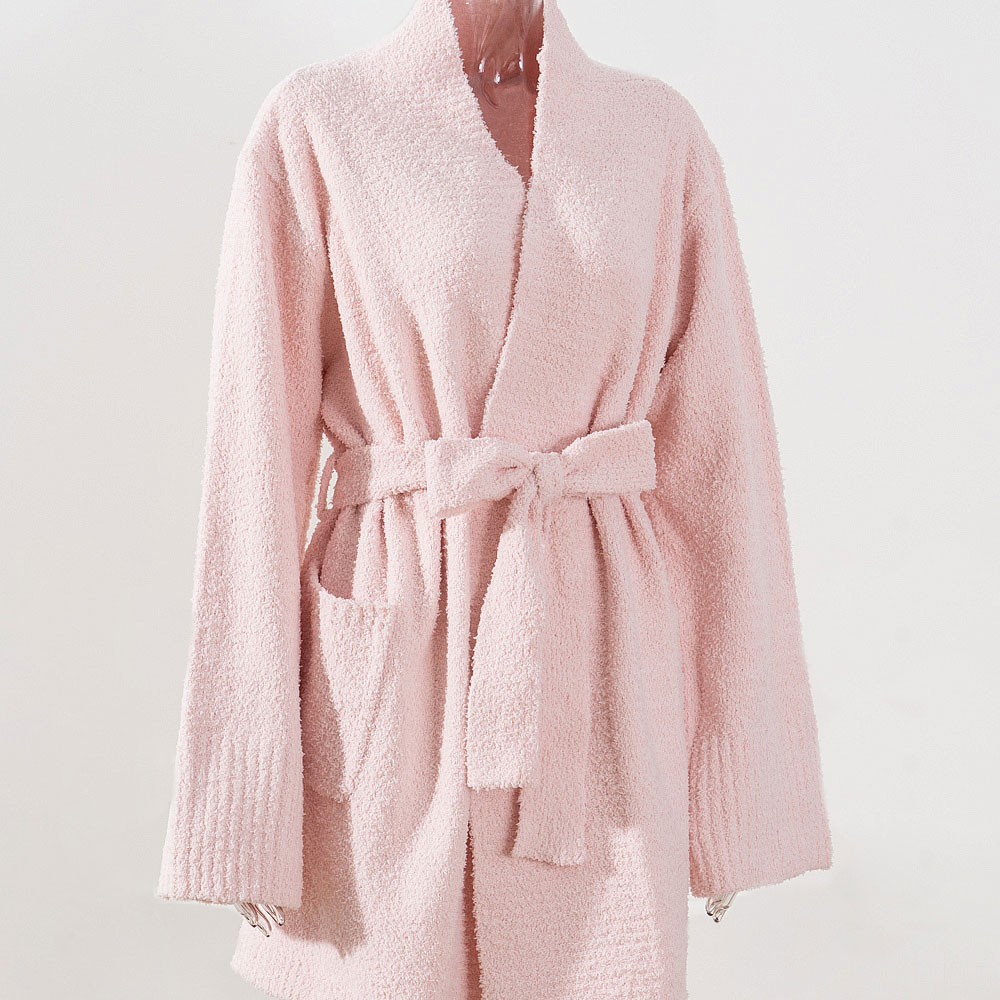 Sweater knit robes