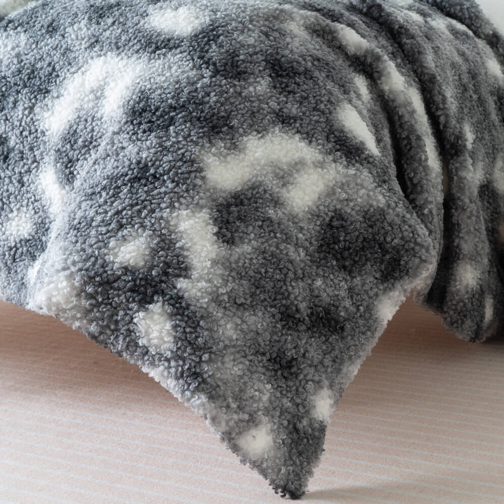 Tie dye teddy fur comforter set 10 1