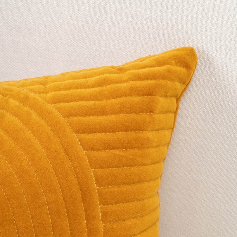 Wholesale Quilted Velvet Cushion 1