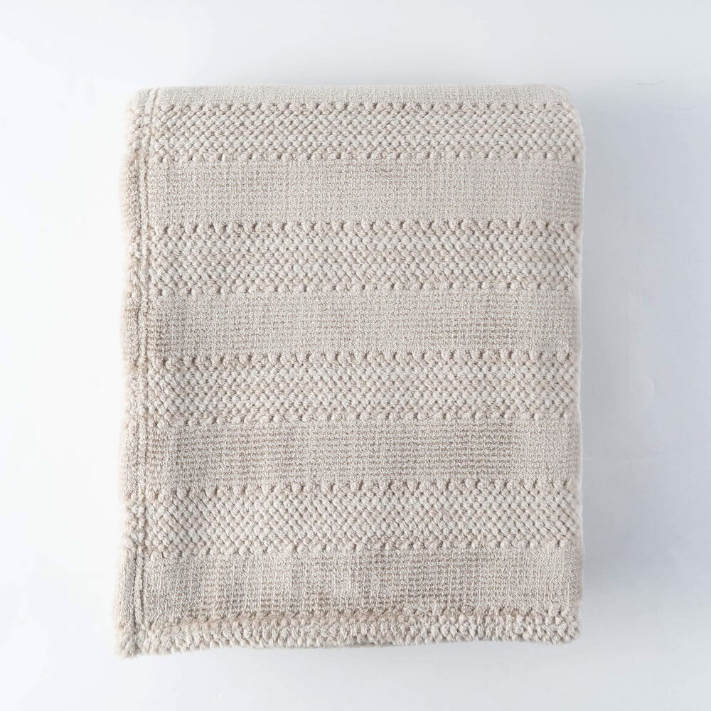 yarn dyed jacquard flannel fleece blanket 4 1