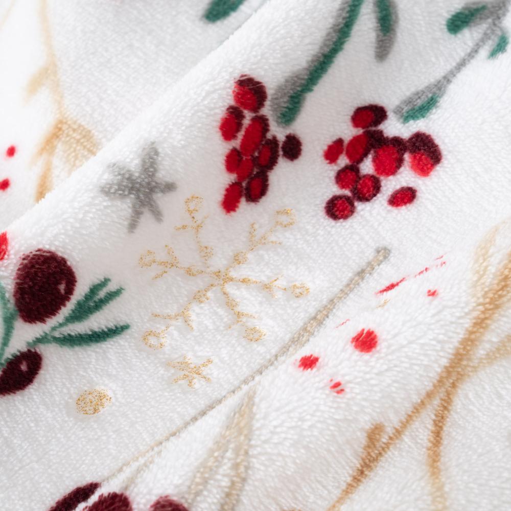 Placement Foil Print Fleece Blanket 3