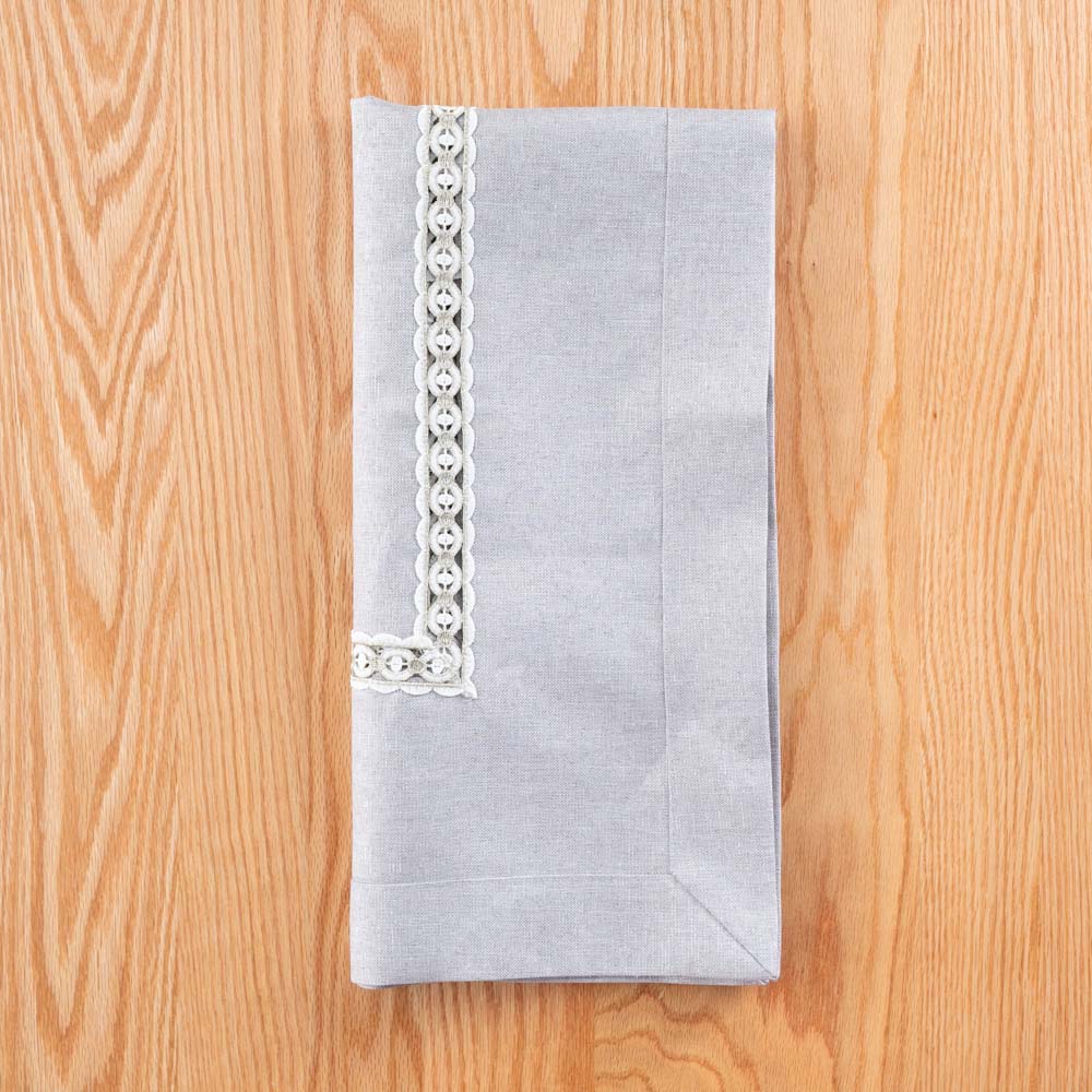Custom Embroidered Linen napkins 1