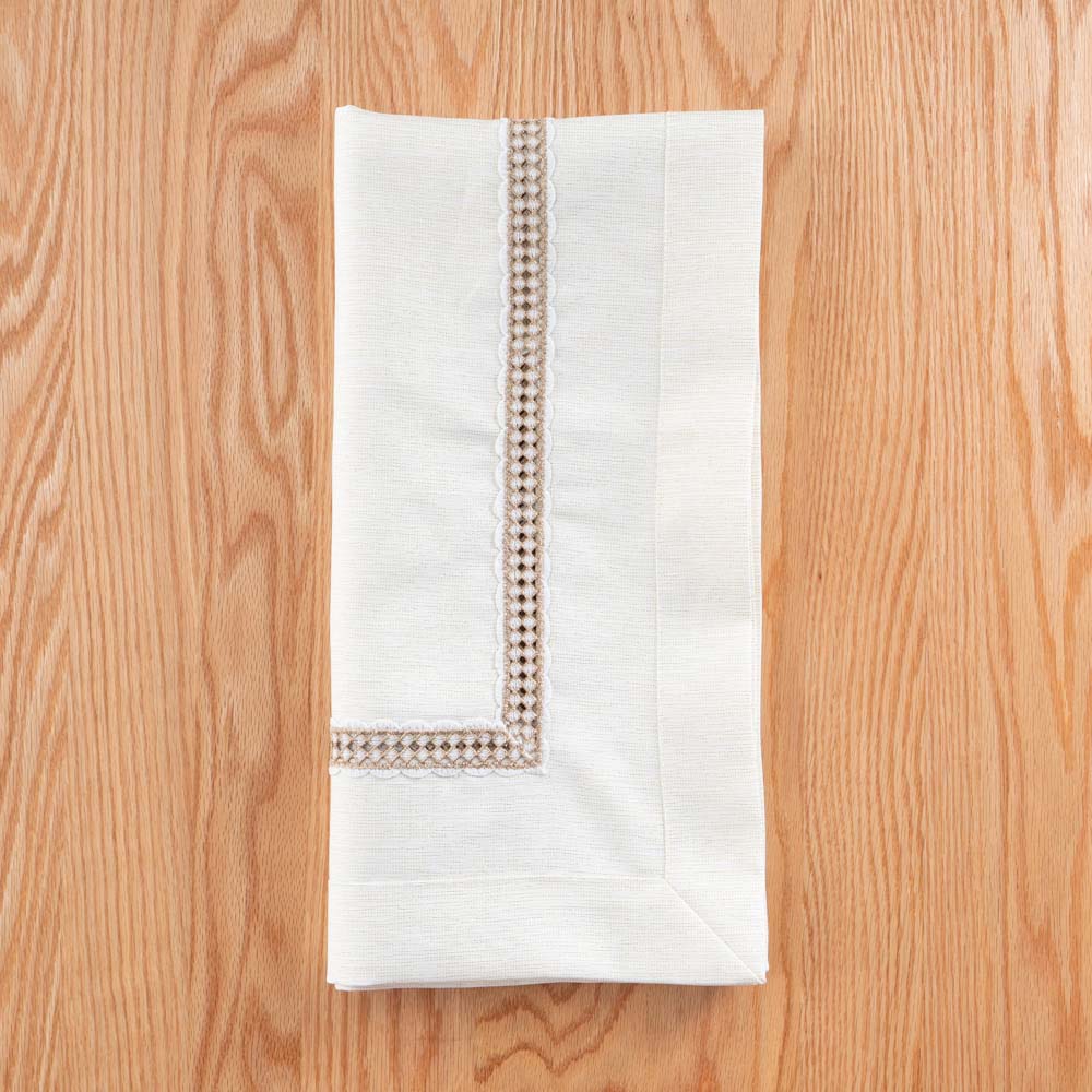 Custom Embroidered Linen napkins 2