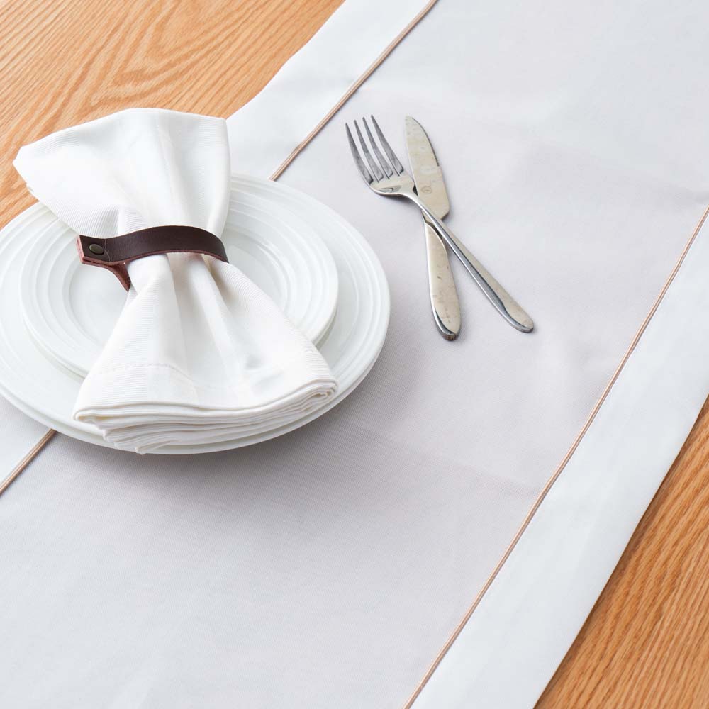 Custom Embroidery Linen Table Runner 2