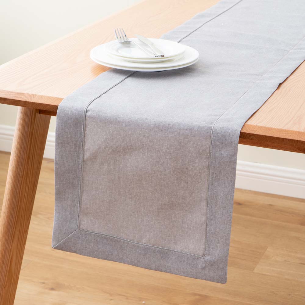 Custom Embroidery Linen Table Runner