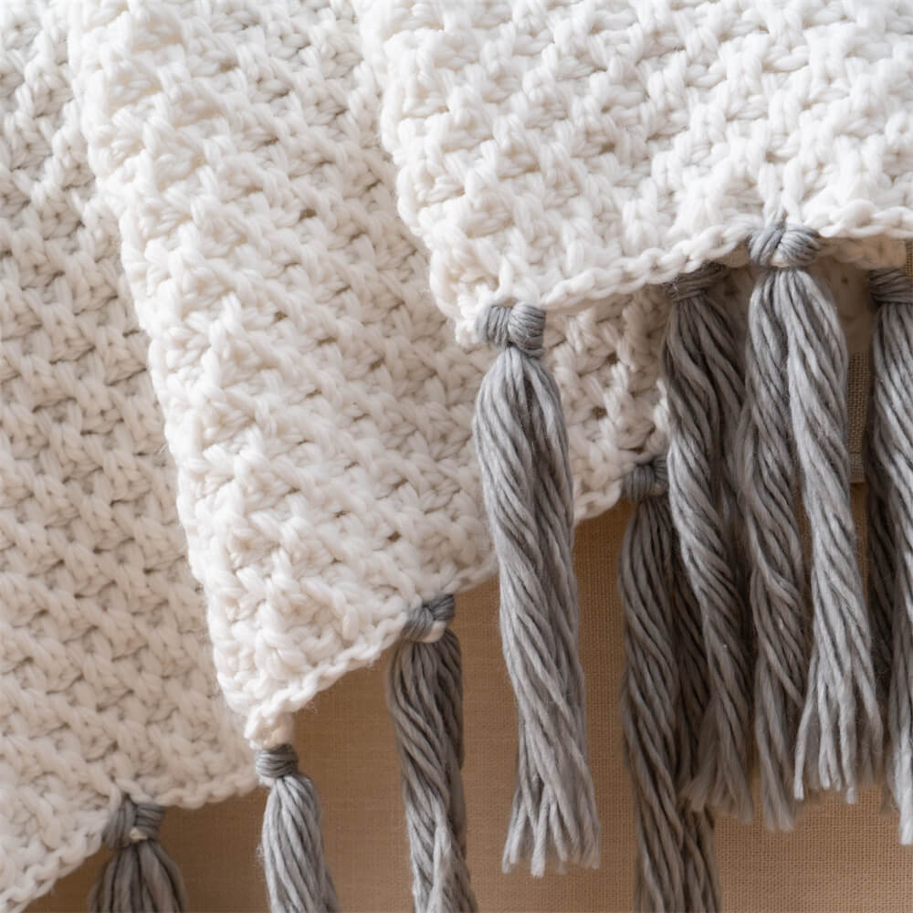 Imitation Cotton Knit Blanket 2