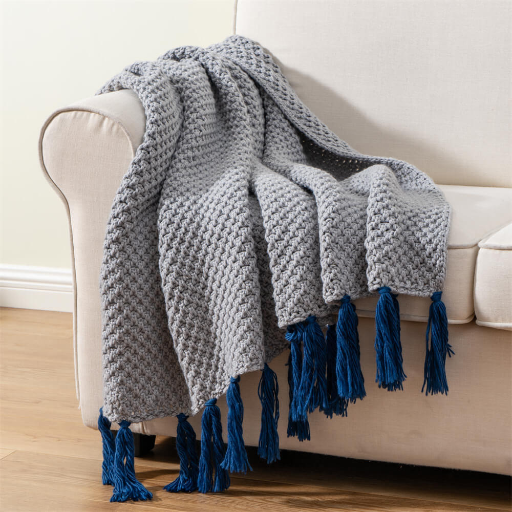 Imitation Cotton Knit Blanket 5