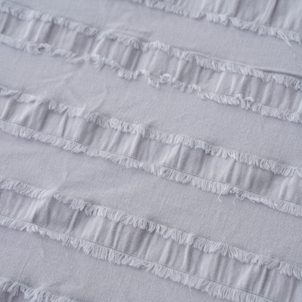 Grey Luxury 100 Washed Cotton Duvet Set 7 1