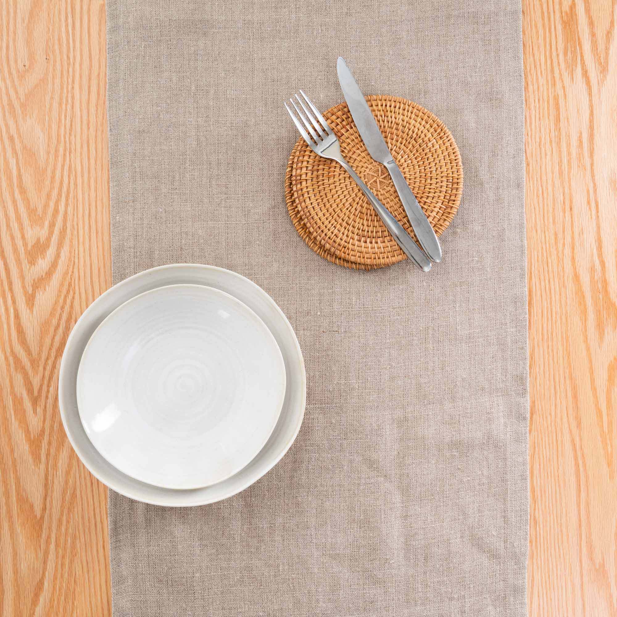 Natural Linen Table Runner