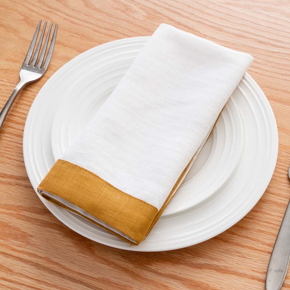Bound Edge Linen Napkin 4