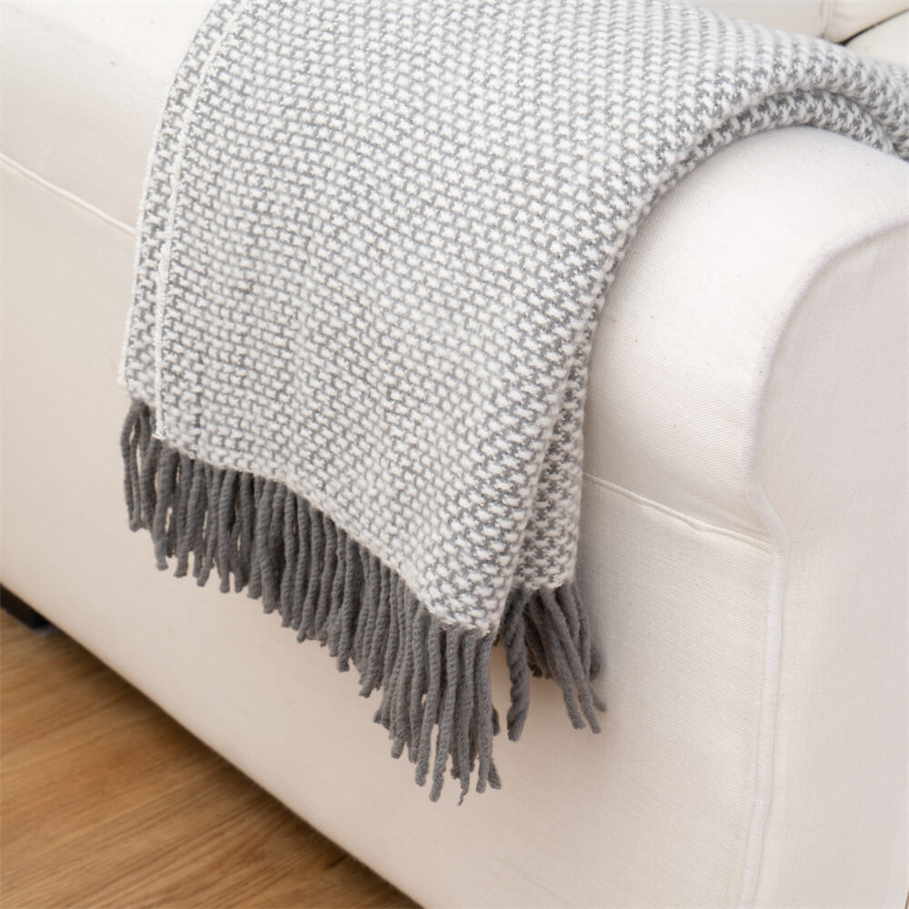 textured wool throw 4