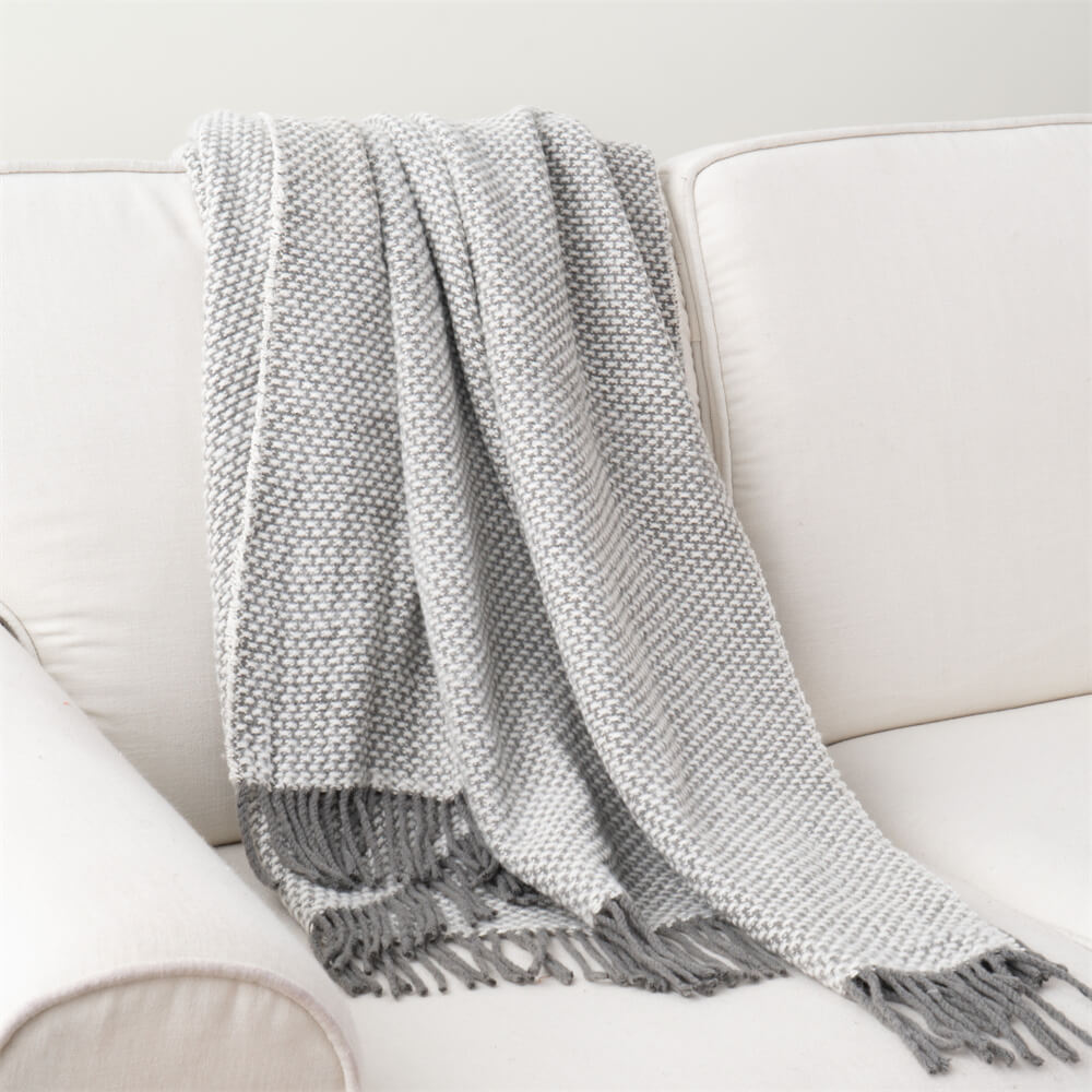 textured wool throw 8