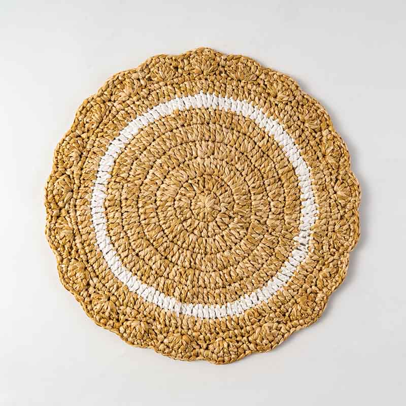 Braided Straw Placemat 1