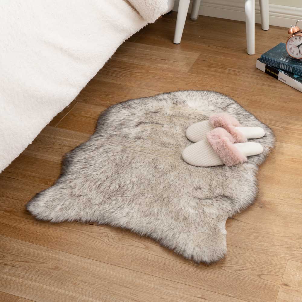 Tip-dye Faux Fur Rug