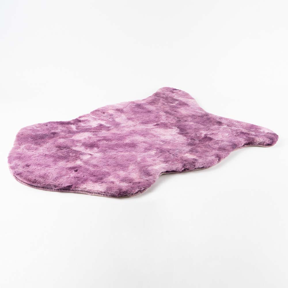 Print Faux Rabbit Fur Rug 2