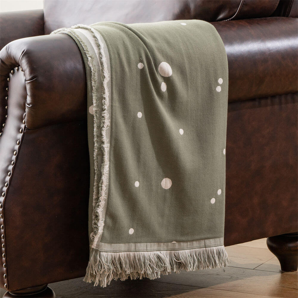 jacquard cotton blanket 6 1