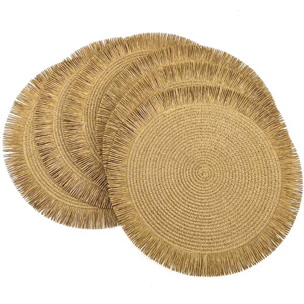 Faux Straw Braided Placemats