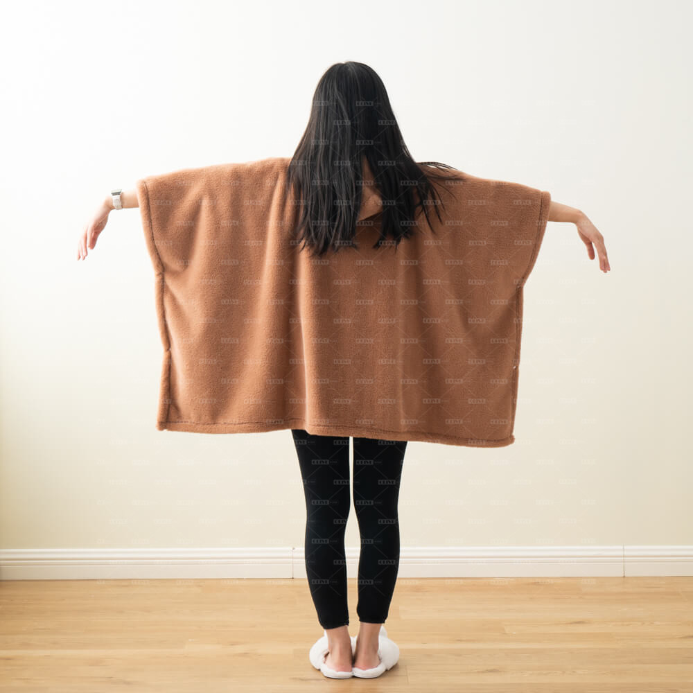 Luxury Faux Fur Hoodie Blanket Sweatshirt 1