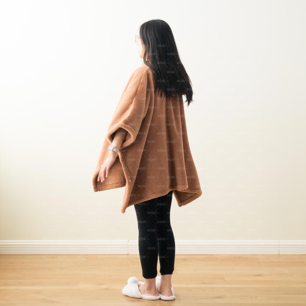 Luxury Faux Fur Hoodie Blanket Sweatshirt 2