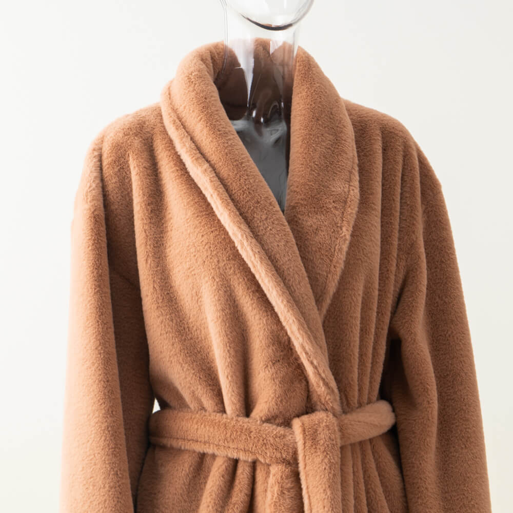 Rabbit Faux Fur Bathrobe