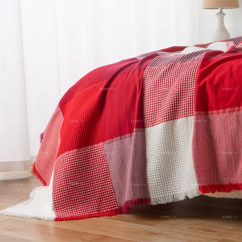 jacquard faux patchwork blanket 4 1