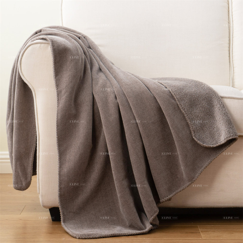 light weight chenille reversible throw 6