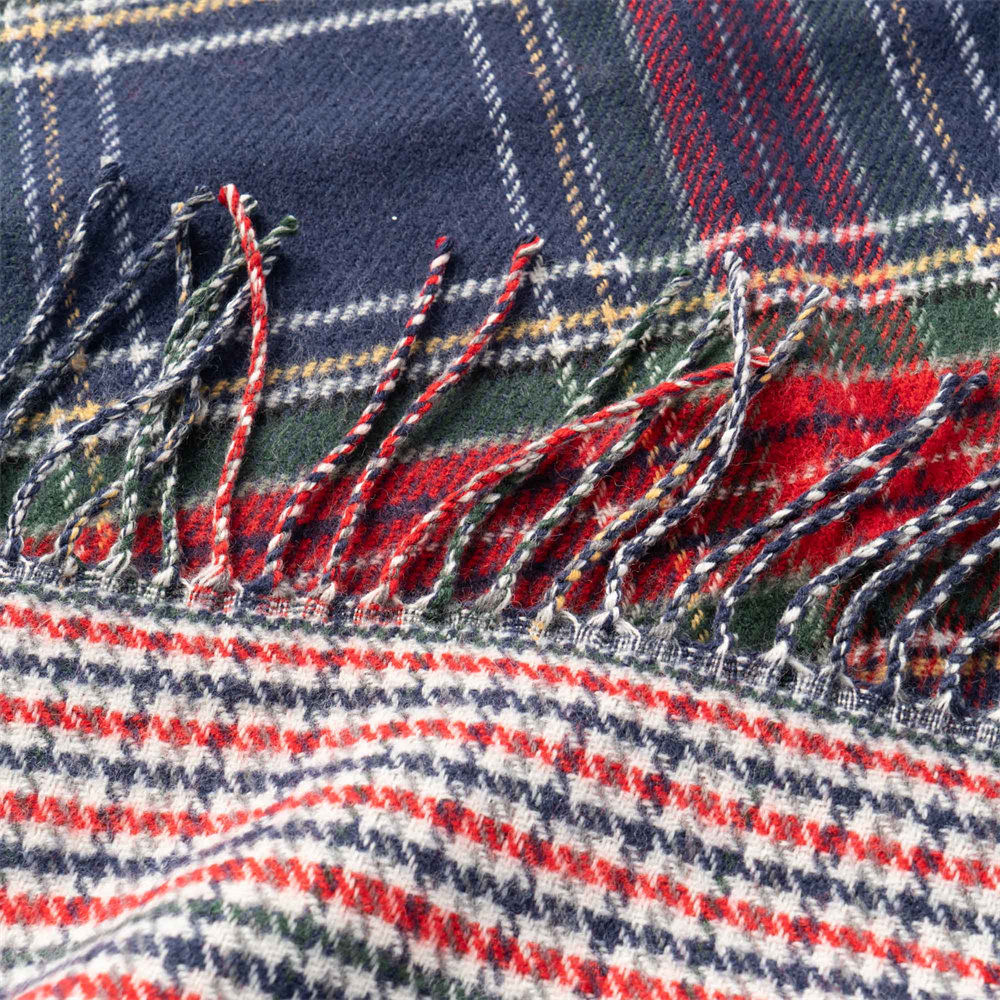 reversible tartan wool blanket 4