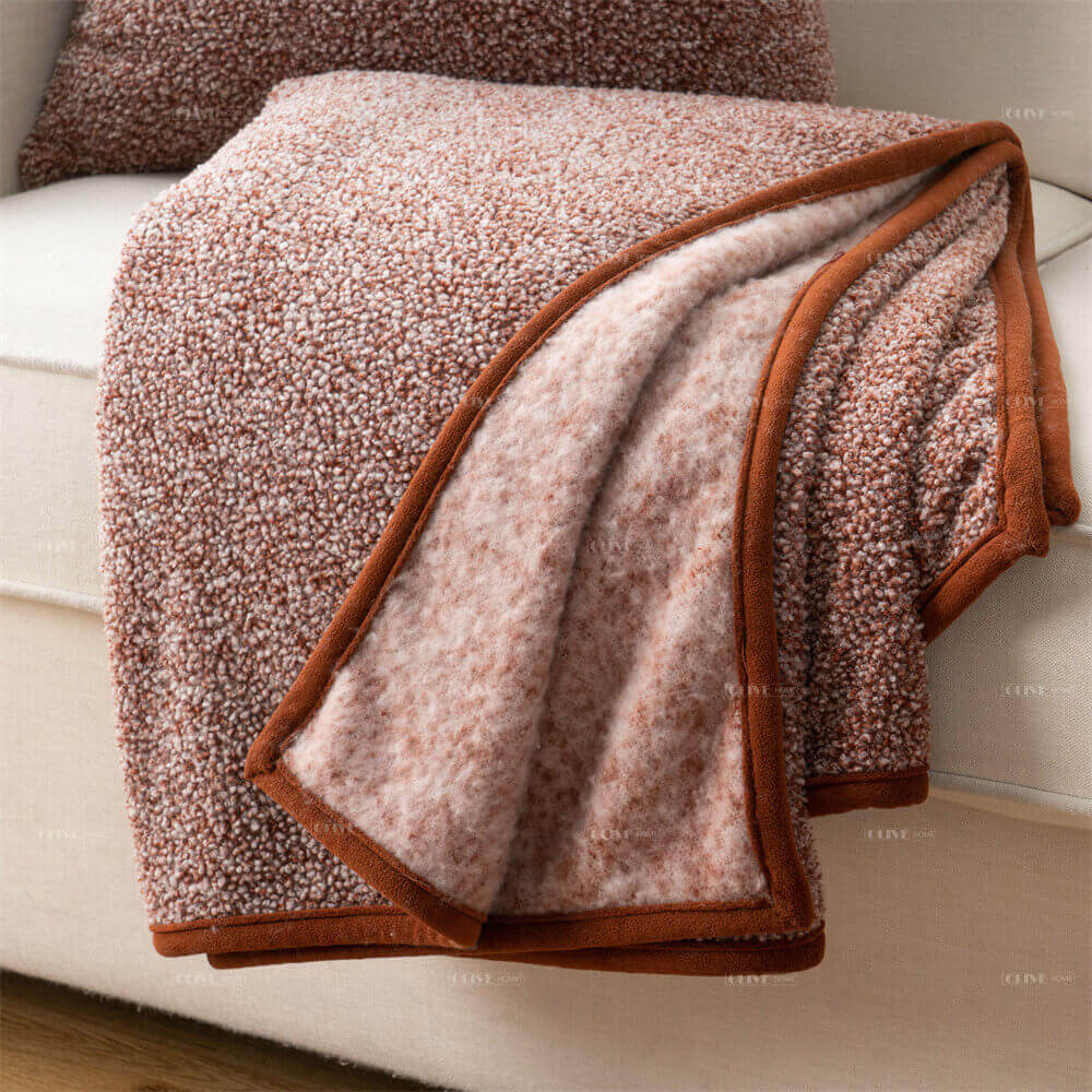 heathered teddy fleece blanket 4 1