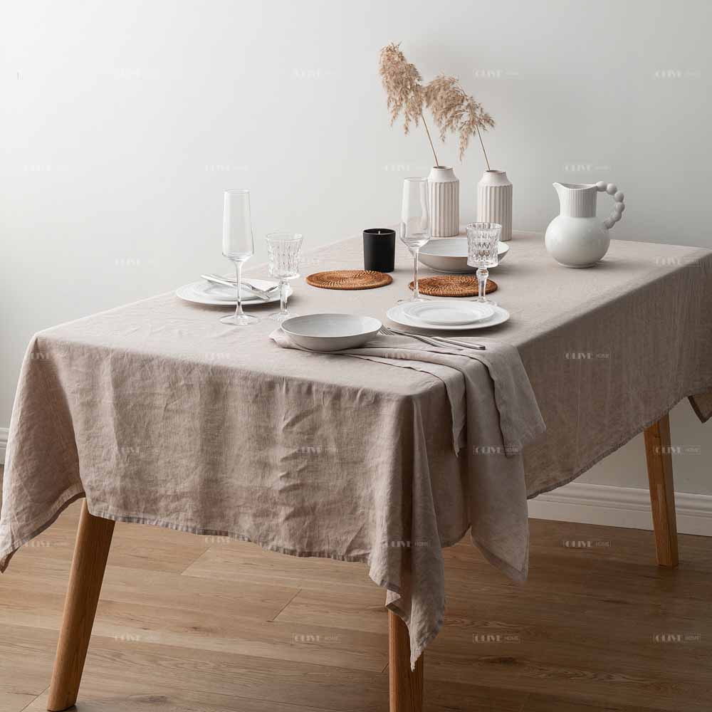 Linen Tablecloth 12