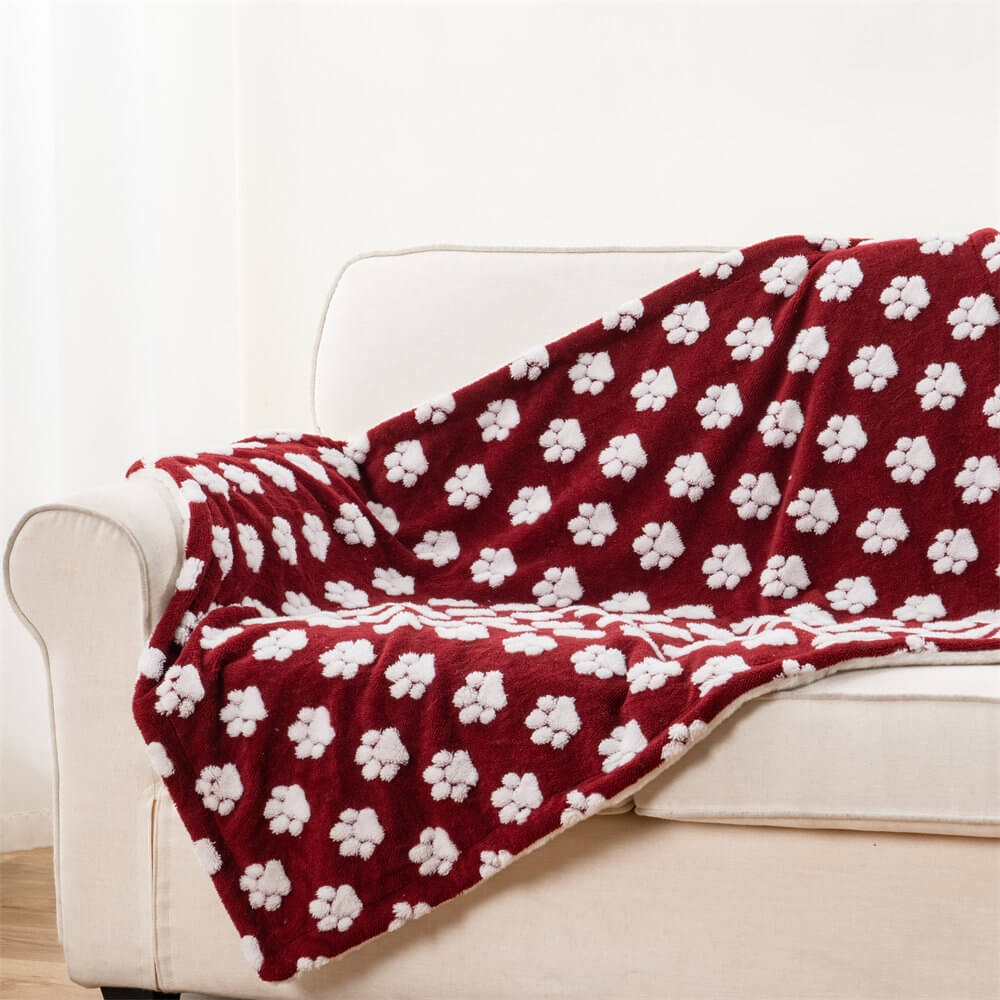 jacquard fleece pet blanket 1 1