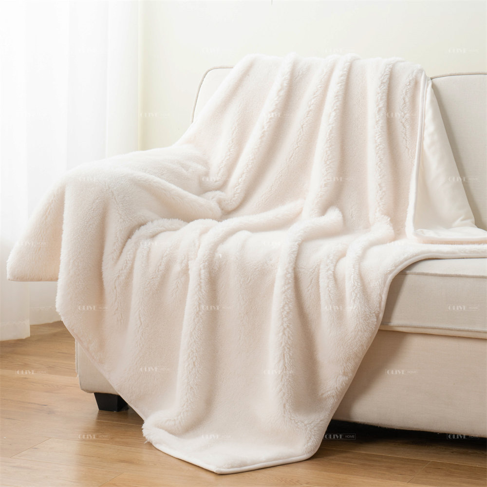 wool like faux fur blanket 5