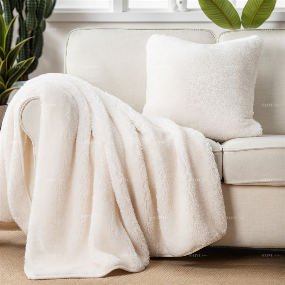 wool like faux fur blanket 7