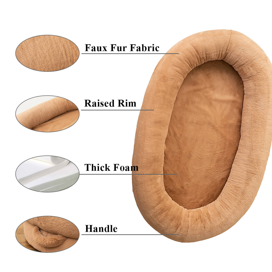 Large Human Dog Bed for Adult and Pets 2 1