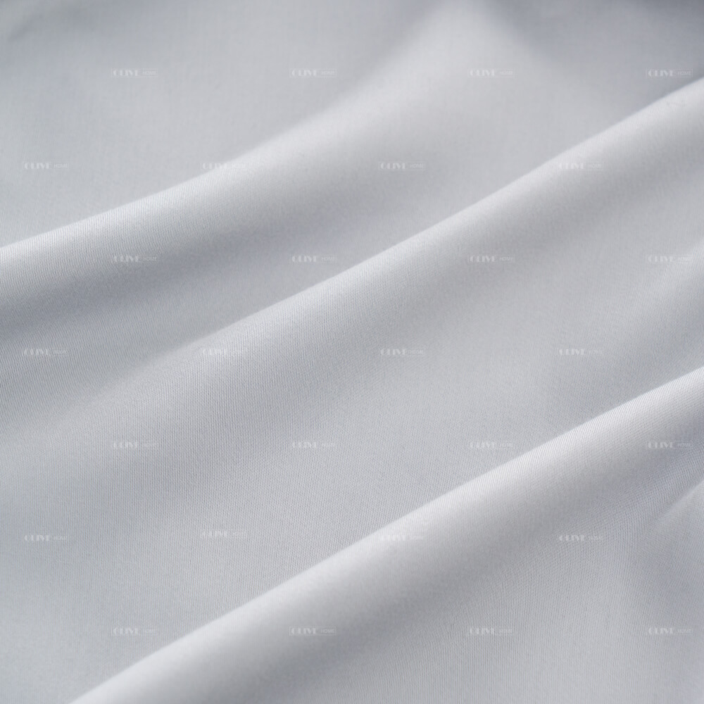 Close-up texture of silky smooth and naturally breathable 100% bamboo viscose fabric with soft elegant folds.
