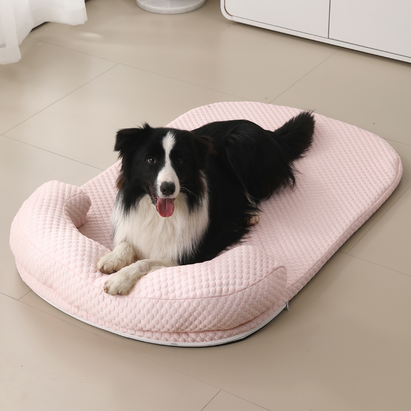 Breathable Cotton Summer Cooling Pet Bed Mat Chill Pad Nest Bed 2