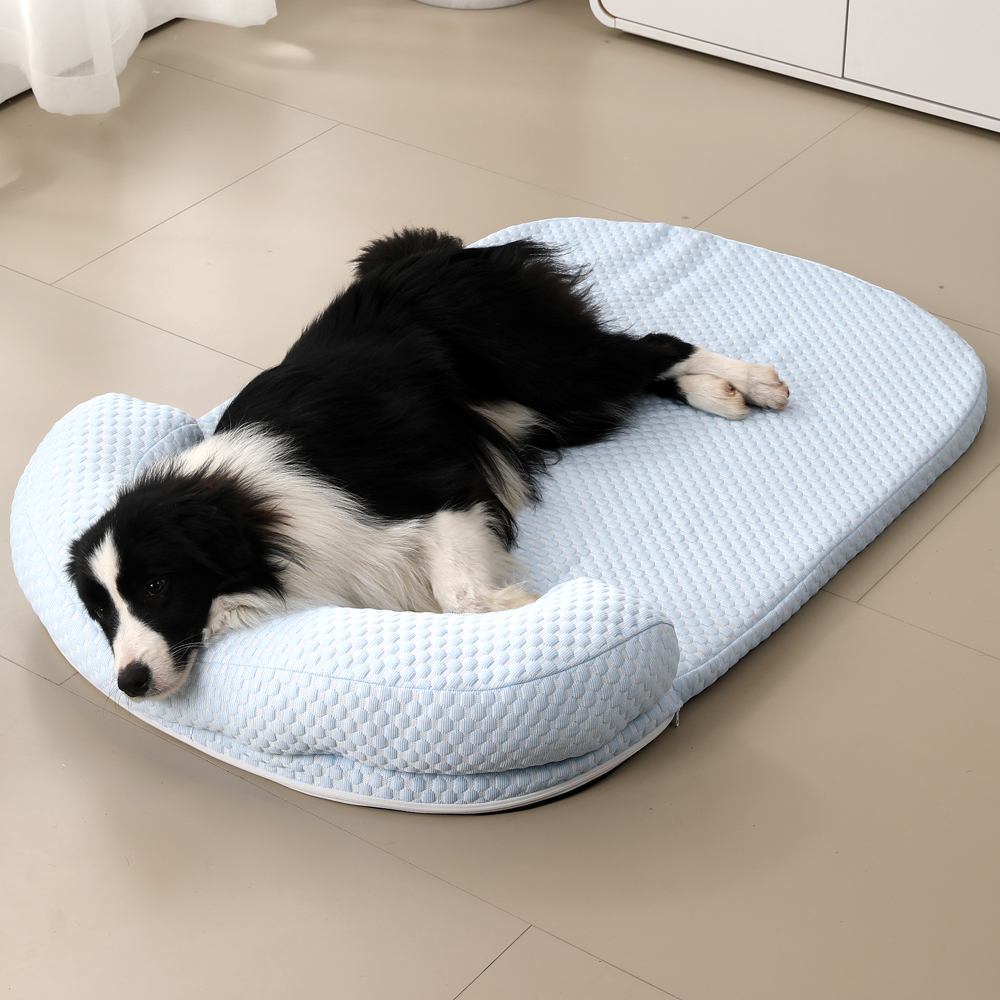 Breathable Cotton Summer Cooling Pet Bed Mat Chill Pad Nest Bed 5