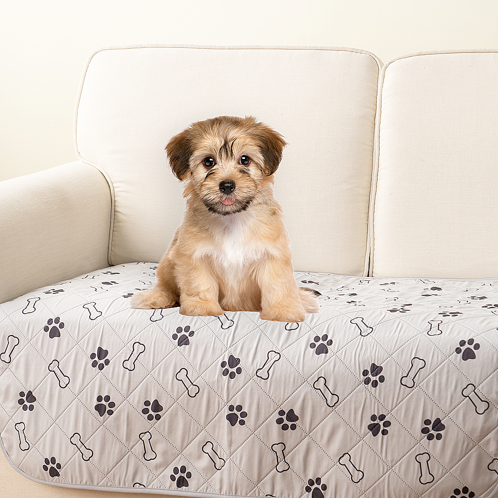 Kritter Planet 2-Pack Waterproof Dog Pads - 30x40 Inch Reversible Furniture Protectors For Couches