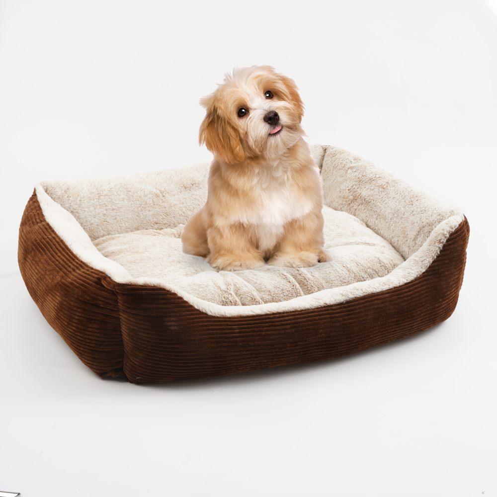 Large Thick Scratch resistant Spine Protection Dog Cushion Bed 2