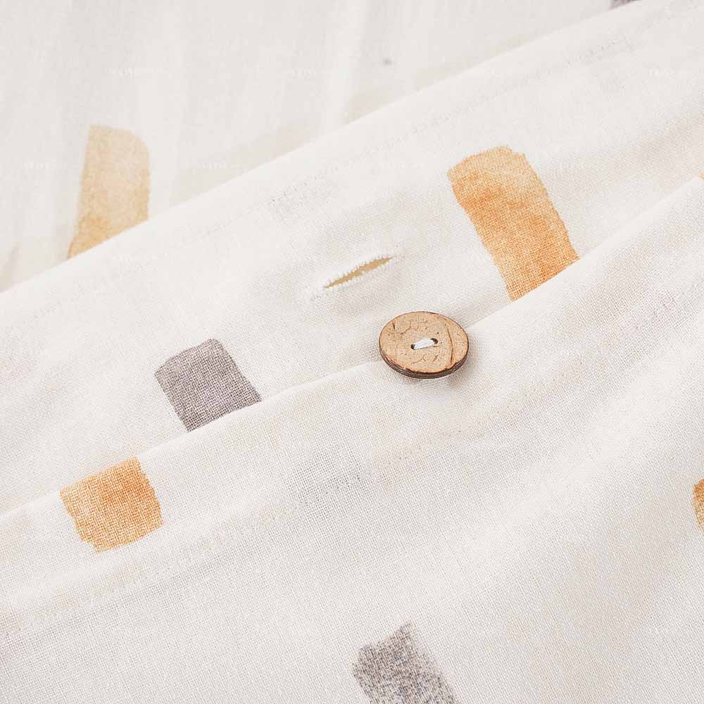 Print Linen cotton duvet cover set 4