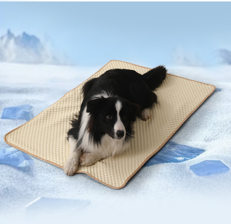 Summer Dog Cooling Mat 100 x 70cm Cooling Pet Blanket for Dogs Puppy Cats 15