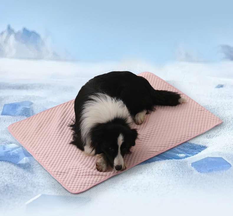 Summer Dog Cooling Mat 100 x 70cm Cooling Pet Blanket for Dogs Puppy Cats 17